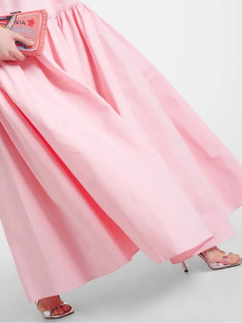 STAUD women’s Pink Halter Maxi Dress - Picture 4 of 11